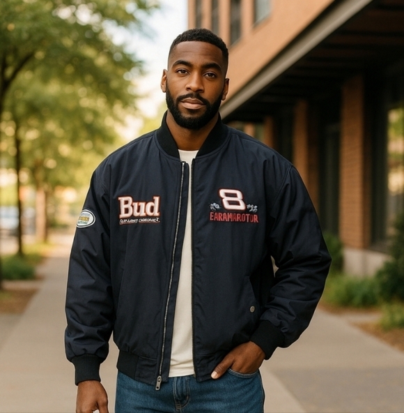 Chase Authentics Other - Chase Authentic Dale Earnhardt Jr. Nascar Mens Black Vintage Jacket. Size XXL